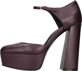 Sergio Rossi Pumps - Dames - Pumps - Paars - 39 EU - Leer - Schoenen
