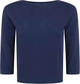 Nuur Boat Neck 3/4 Sleeves Sweater