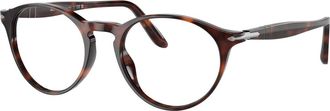Persol Glasses, unisex, Brown, Size: 48 MM Optical Frame