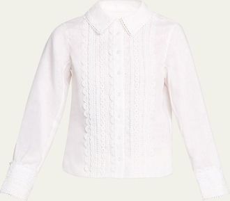 Cara Cara Ideal Embroidered Linen Shirt