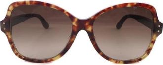 Bottega Veneta Pre-owned Plastic sunglasses - Dames - Vintage Accessoires - Bruin - ONE Size - Leer - Vintage