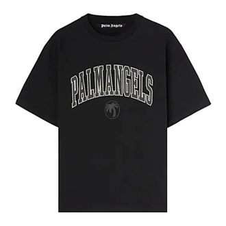 Palm Angels T-Shirts, male, Black, Size: M T-Shirt
