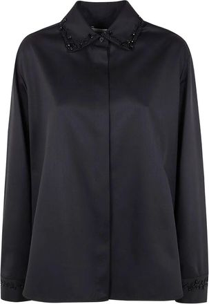 Golden Goose Journey WS Pajama Shirt With Patch Pockets And Designe