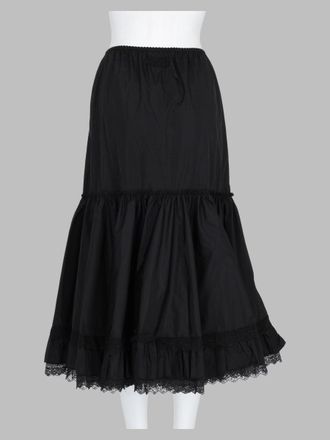 Ganni Ultralight Recycled Polyamide Skirt - Black
