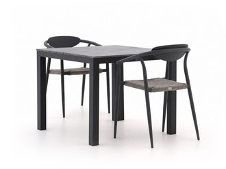Manifesto Furniture Manifesto Cavone/Fidenza 90cm dining tuinset 3-delig stapelbaar
