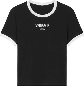 Versace Donna, Top, Nero, M, new
