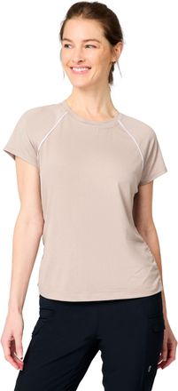 Free Country Womens Microtech Chill B Cool Shirred Crew Top