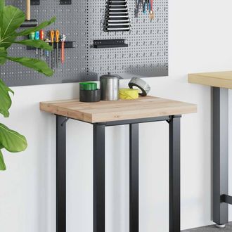 Berkfield Home Versatile Desk Top Untreated 100x50x4 cm Solid Wood Acacia in Brown | Size: 100 x 50 x 4 cm