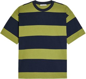Ymc You Must Create Ymc Triple Stripe Cotton T-shirt - Green - XS