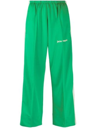 Palm Angels Trainingsbroek met logoprint - Groen