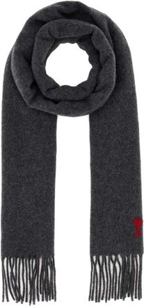 Ami Accessoires, Dames, Grijs, ONE Size, Wol, De Coeur Scarf