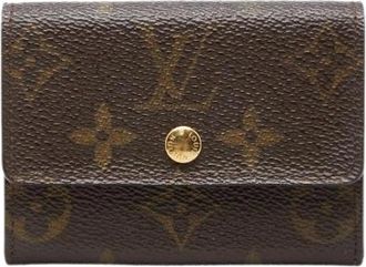 Louis Vuitton Pre-owned Wallets, female, Brown, Size: ONE SIZE Pre-owned Monogram Coin Case