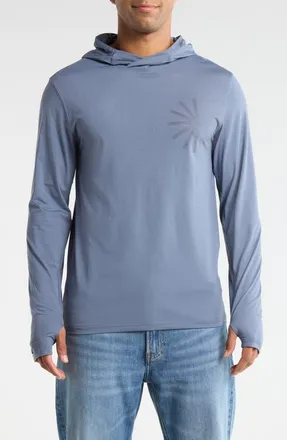 Roark Venture Lightweight UPF 50+ Hoodie in Neptune at Nordstrom, Size Xx-Large