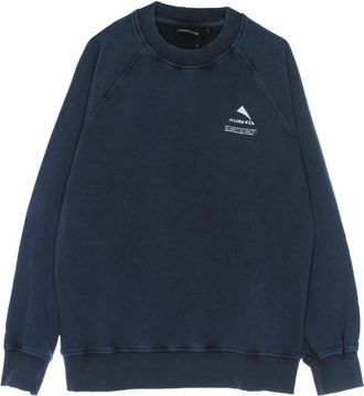 Mauna Kea Lichtgewicht Crewneck Raglan Sweatshirt - Heren - Sweatshirts - Blauw - XL - Katoen - Hoodies & sweatvesten