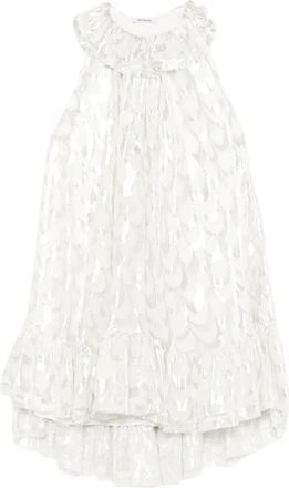 Parlor Mini-jurk met ruches - Beige