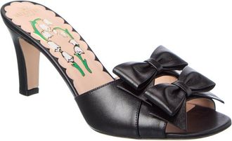 Valentino Bowow 75 Leather Sandal