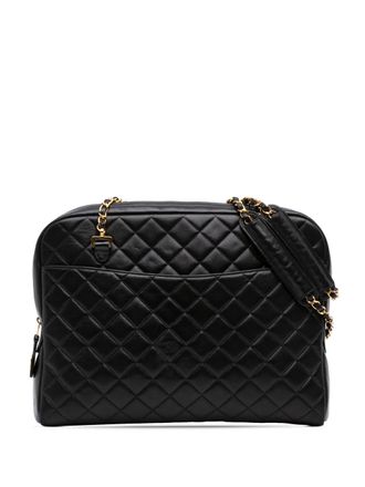 Chanel 1996-1997 Quilted Lambskin shoulder bag - women - Lambskin - One Size - Black