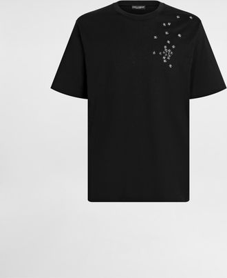 Dolce & Gabbana Cotton T-shirt - Man T-shirts And Polos Black 44