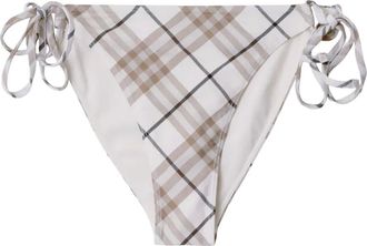 Burberry Slip bikini a quadri - Toni neutri
