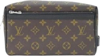 Louis Vuitton Pre-owned Clutches, male, Brown, Size: ONE SIZE Pre-owned Toiletry Pouch