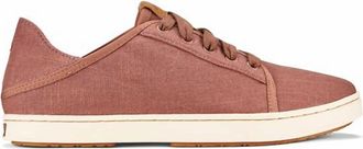 Olukai Womens Pehuea Li Sneaker In Cedarwood/linen