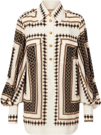 Zimmermann Donna, Camicette, Multicolore, XS, new