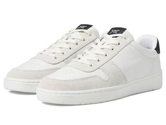 Toms TRVL LITE Court Mens Shoes White/Black : 10.5 D - Medium, Rubber/Suede