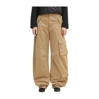 Darkpark Darkpark, Broeken, Dames, Beige, W27, Wide Broeken