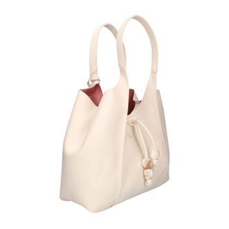 Hispanitas Bv264532 Bucket Bag - Dames - Tassen - Beige - Maat: ONE Size