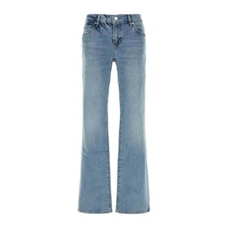 Frame Denim Boot-cut Jeans, female, Blue, Size: W25 The Rodeo Bootcut Jeans