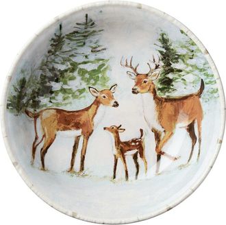 Certified International Winter Cabin Serving Bowl