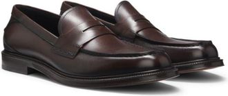 BOSS Italian-made loafers in soft leather