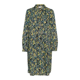 Saint Tropez Black Graphic Dress - Stylish Rind - female - Saint Tropez - Midi Dresses - Multicolor - 2XL - Dresses