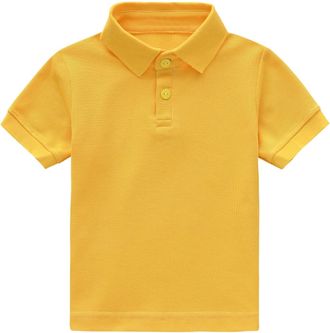 Generic 2025 - Toddler Boys Girls Short Sleeve Summer Casual Solid Gentleman Tops Holiday Shirts T-Shirt Childrens Shirts Toddler Boys Girls Short Sleeve Summ