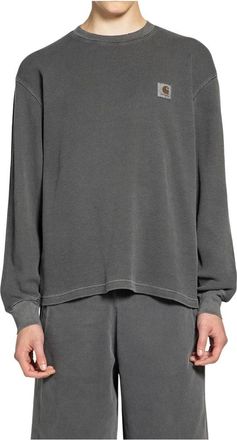 Carhartt Work in Progress L/S Vista Waffle T-Shirt - Heren - Longsleeves - Grijs - XL - Katoen - Tops