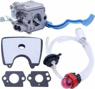 OEM Carburador Con L&iacute;nea De Filtro De Aire Y Kit De Ajuste De Combustible Para Soplador De Hojas Husqvarna 125b 125bx 125bvx Para Zama C1q-w37 581798001