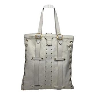 Valentino Pre-owned Tote Bags, female, White, Size: ONE SIZE Pre-owned Vintage Tote Bag