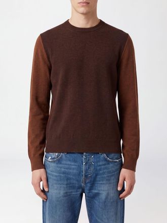 Maison Margiela Maglia girocollo slim fit in pura lana a maniche lunghe