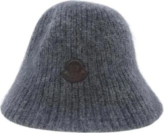 Moncler Pre-owned Bucket Hat - Dames - Vintage Accessoires - Grijs - ONE Size - Vintage