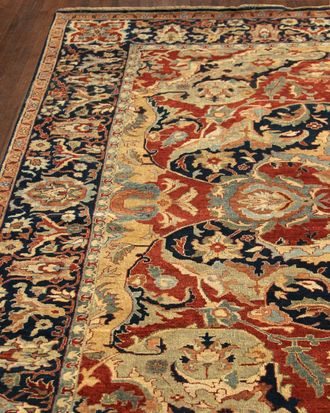 Exquisite Rugs Bergeron Antiqued Weave Serapi Rug, 8 x 10