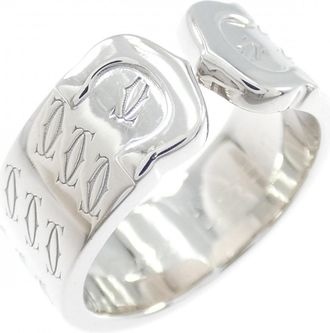 Cartier White Gold White Gold (18K) Band Ring (Pre-Owned)