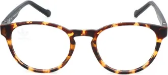 adidas Mens Brown Round Eyeglass Frames AOR028O-2