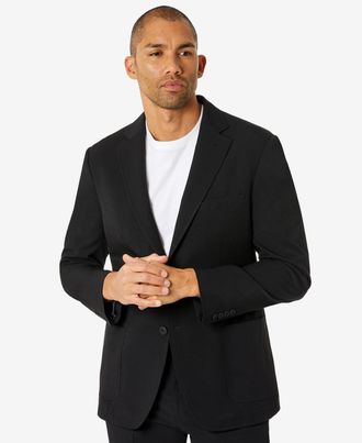 Michael Kors Mens Modern Fit Stretch Solid Suit Jacket