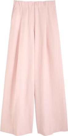 Dries Van Noten Pila Wool-blend Trousers - Pink Light - M (UK12 / M)