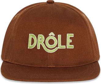 Dr&ocirc;le de Monsieur Casquette Dr&ocirc;le - Heren - Petten - Bruin - ONE Size - Katoen - Accessoires