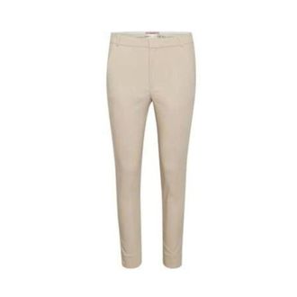 Inwear Beige Zella Pantalon - Dames - Broeken - Beige - Maat: XS Katoen