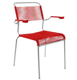 Schubiger M&ouml;bel Spaghetti-Stuhl S&auml;ntis mit Armlehnen