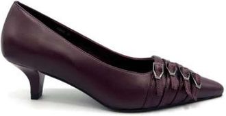 Jeannot Decollet&egrave; - Dames - Pumps - Rood - 38 EU - Leer - Schoenen