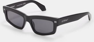 Off-white Mens Accessories Off White Miramar Rectangle Full Rim Sunglasses in Black/Dark Grey - One Size
