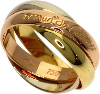Cartier Yellow Gold (18K) Pink Gold (18K) White Gold (18K) Band Ring (Pre-Owned)